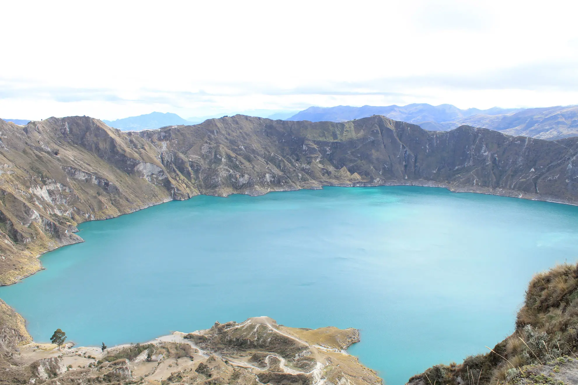 Quilotoa Anden Ecuador